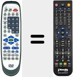 T&eacute;l&eacute;commande pour remplacer REMCON1148